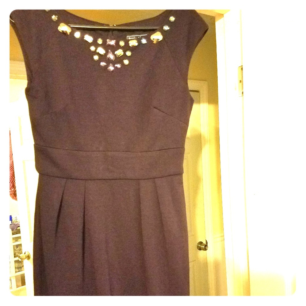 Deep purple dress